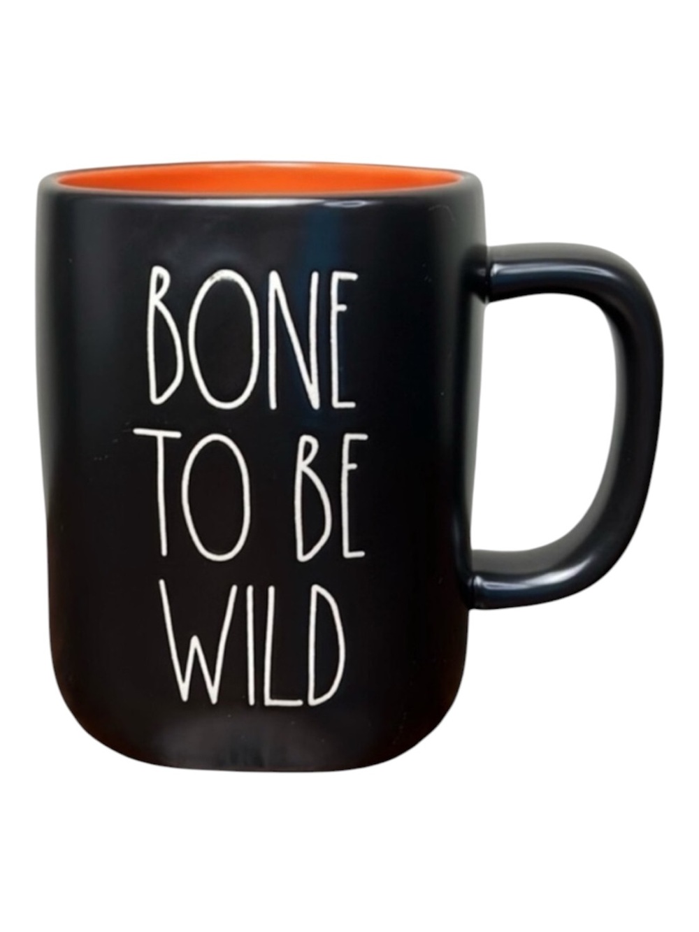 NEW! Rae Dunn BONE TO BE WILD Halloween mug